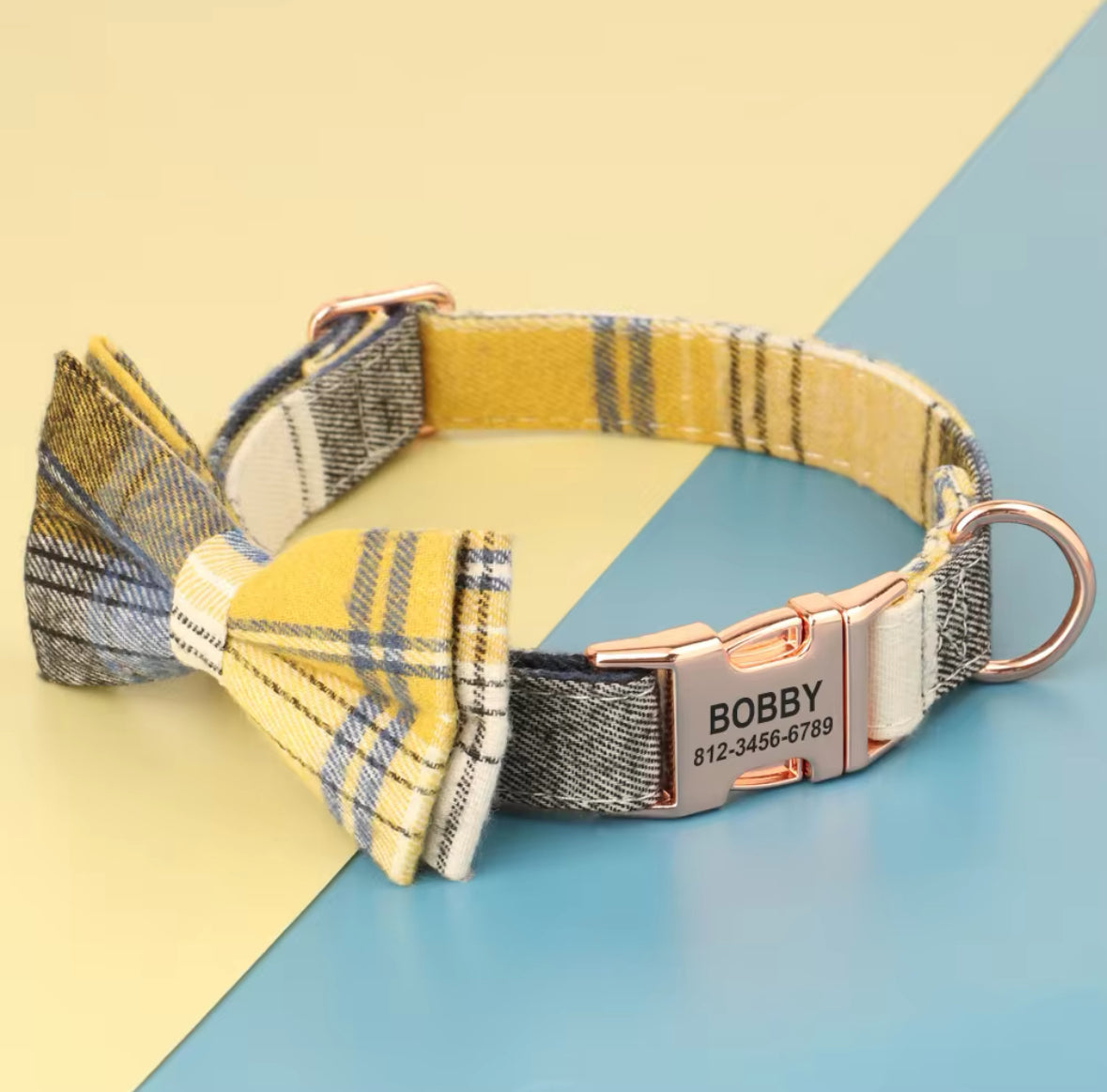 Sagebrook Tweed Collar & Bow